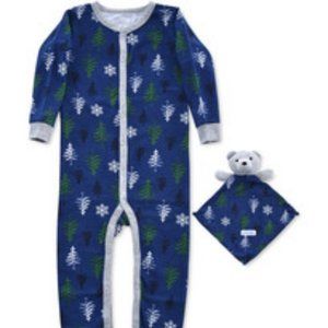Max and Olivia's Navy Tree Coverall w Bea